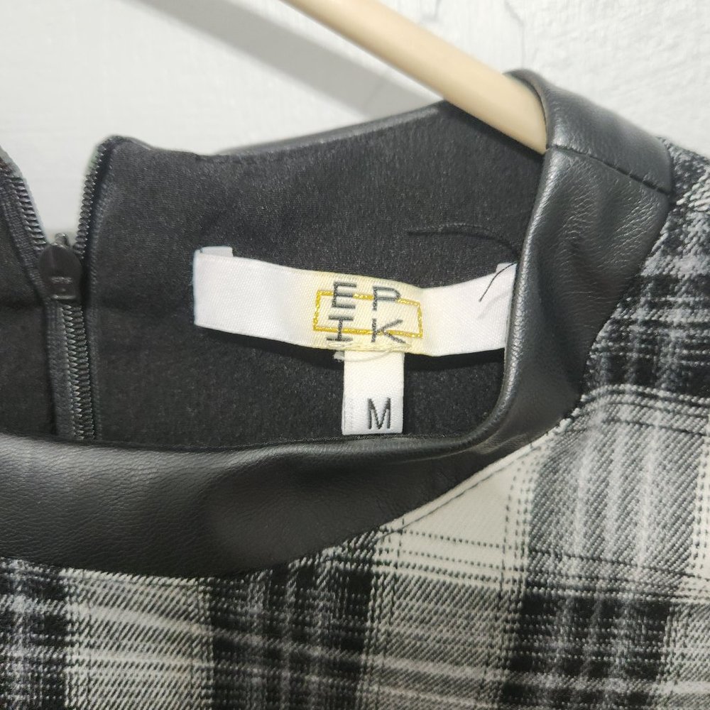 Black and White checkered dress